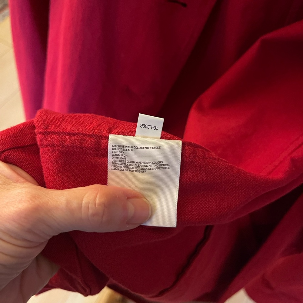 Uniqlo Inez De La Fressange Paris Red Women's Blazer Red Large - Picture 4 of 9